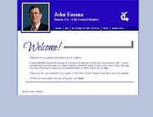 Tablet Screenshot of johnfasana.com